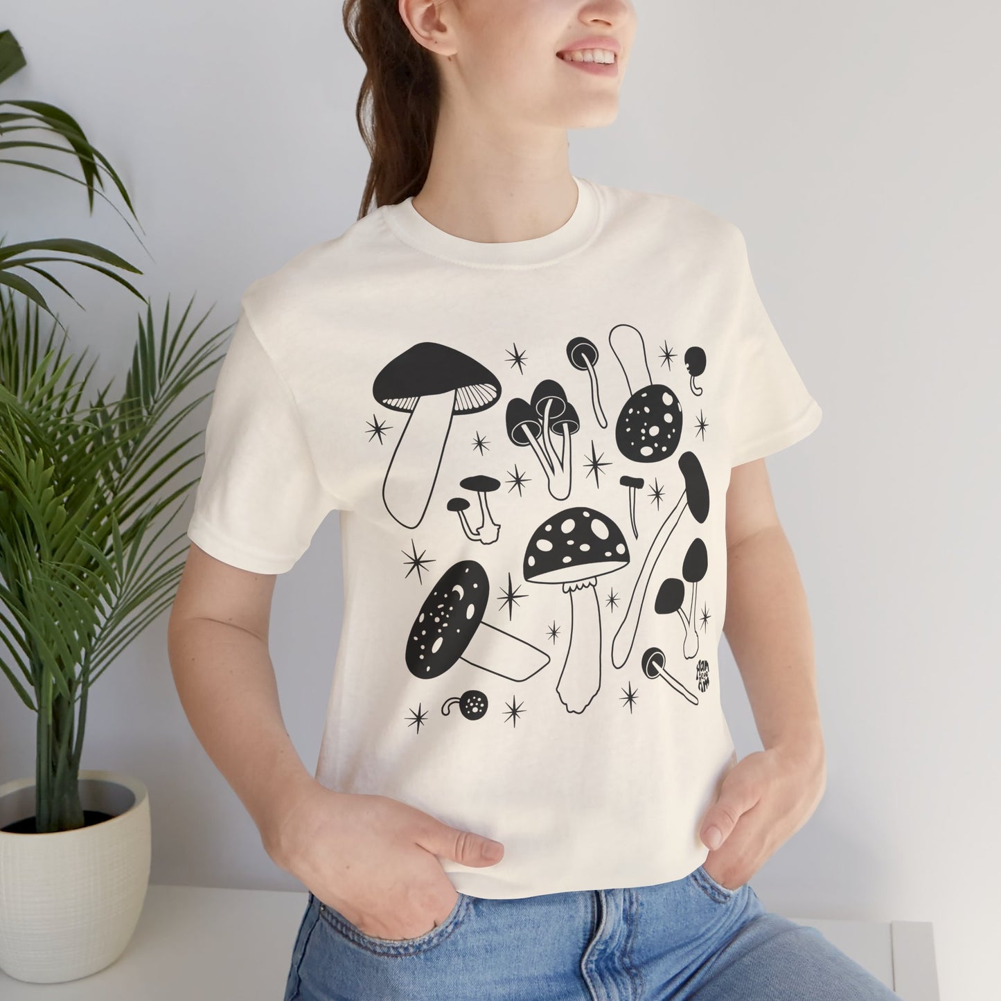 Magical Mushrooms Unisex Jersey Short Sleeve Tee