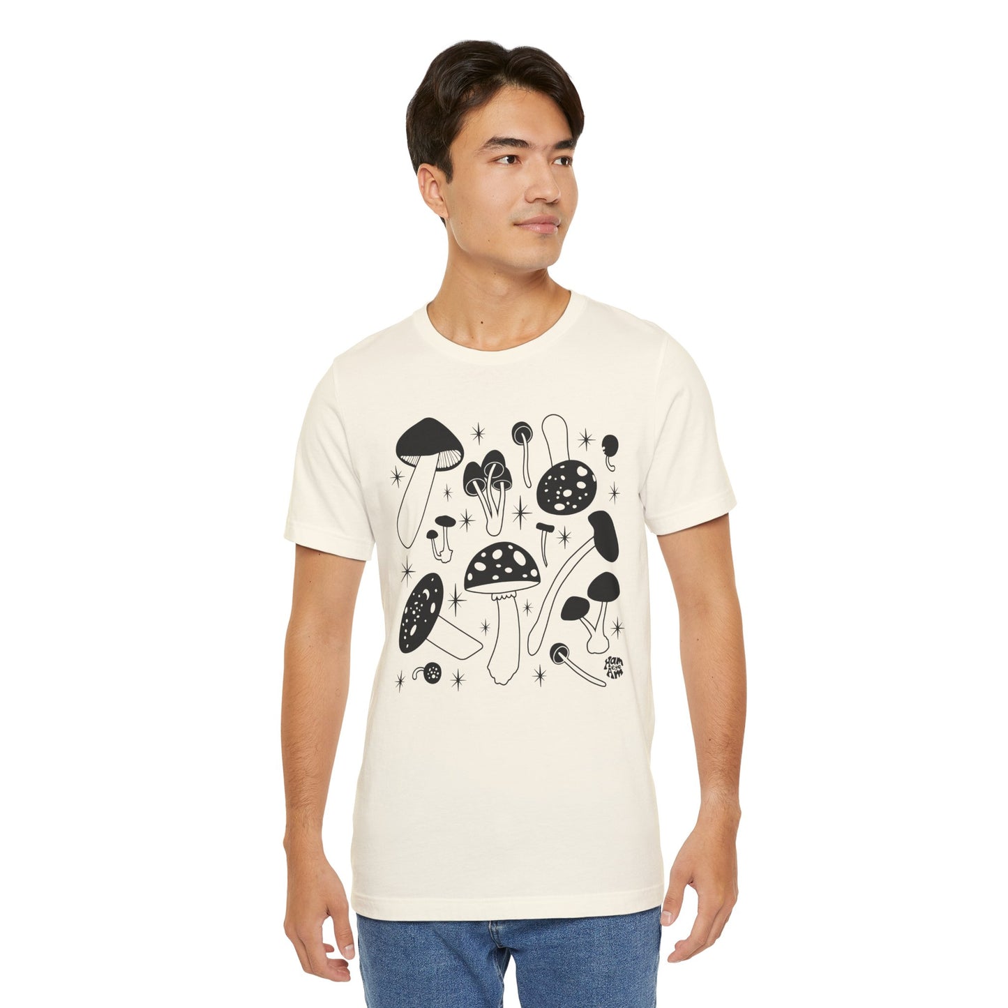 Magical Mushrooms Unisex Jersey Short Sleeve Tee