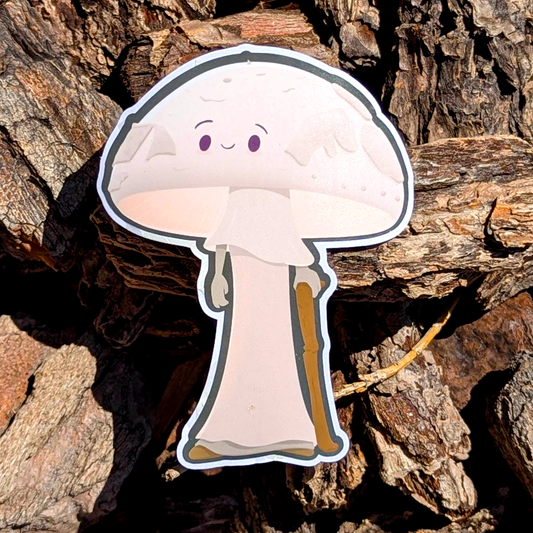 Explorer Mushroom Vinyl Sticker