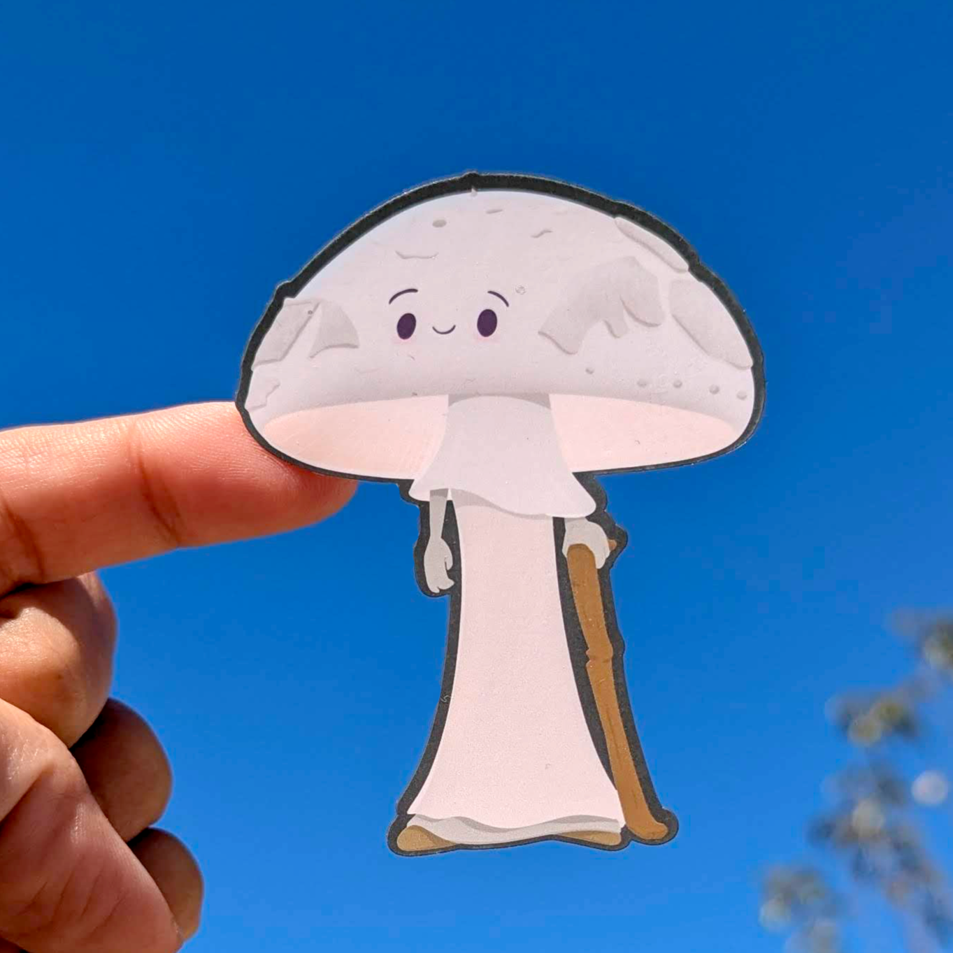 Explorer Mushroom Vinyl Sticker