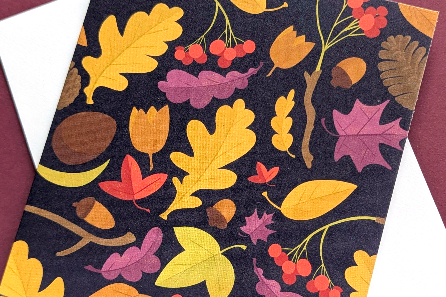 Fall Leaves Greeting Card