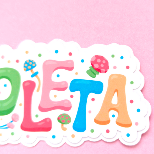 Goleta City Sticker - Mushroom Design