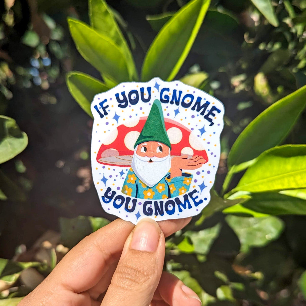 If You Gnome, You Gnome Vinyl Sticker