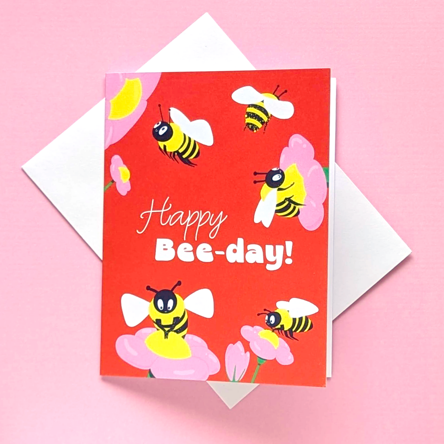 Happy Bee-Day Birthday Card