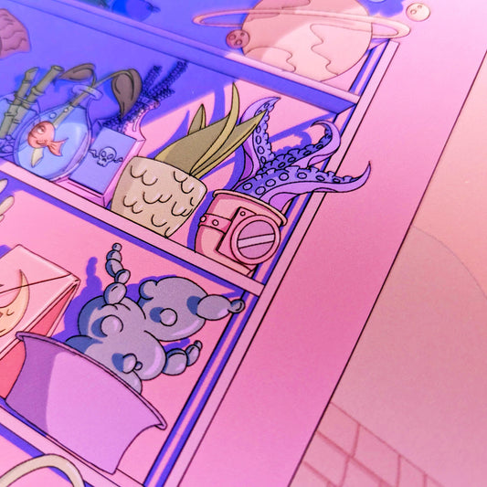 Witch's Patio Art Print