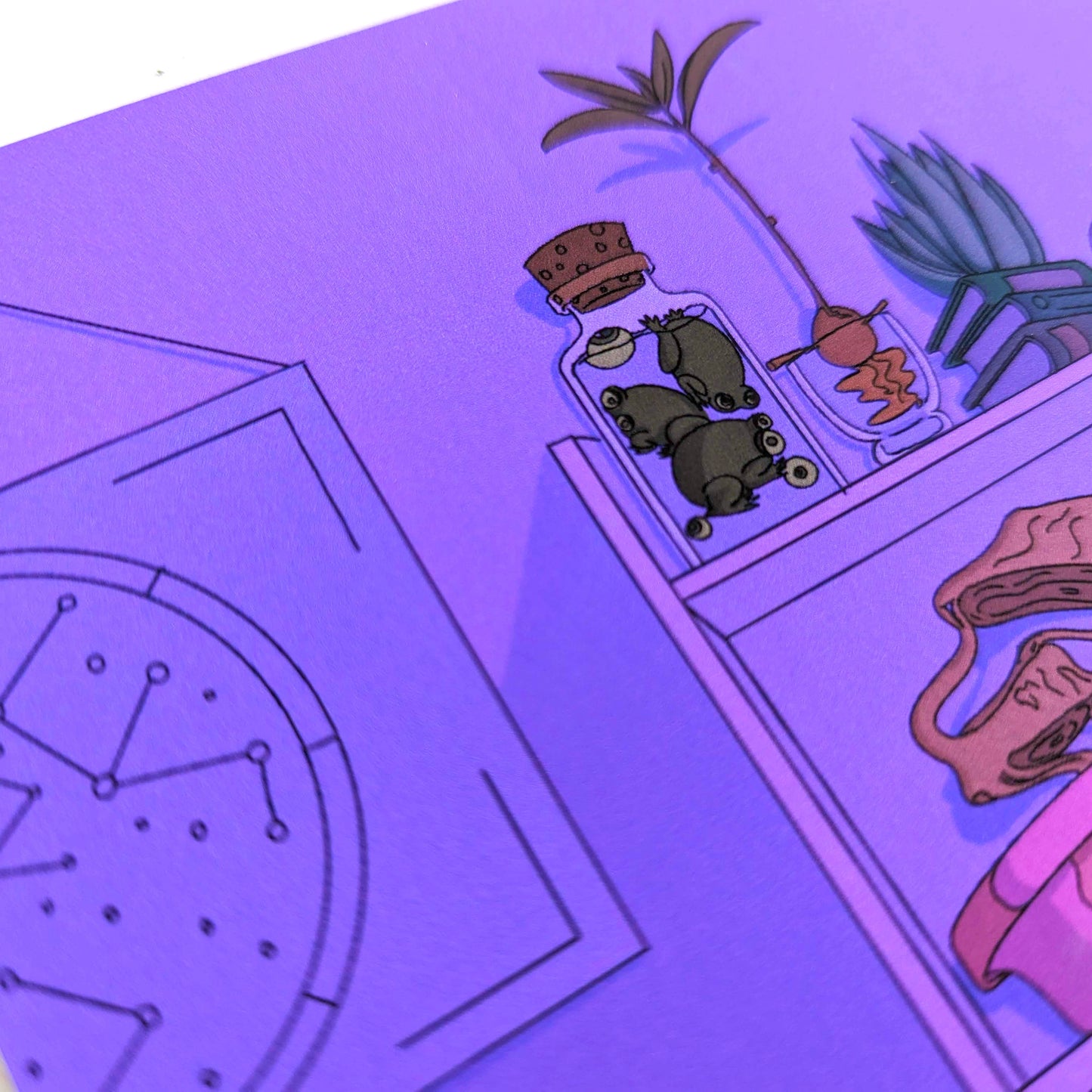 Witch's Patio Art Print