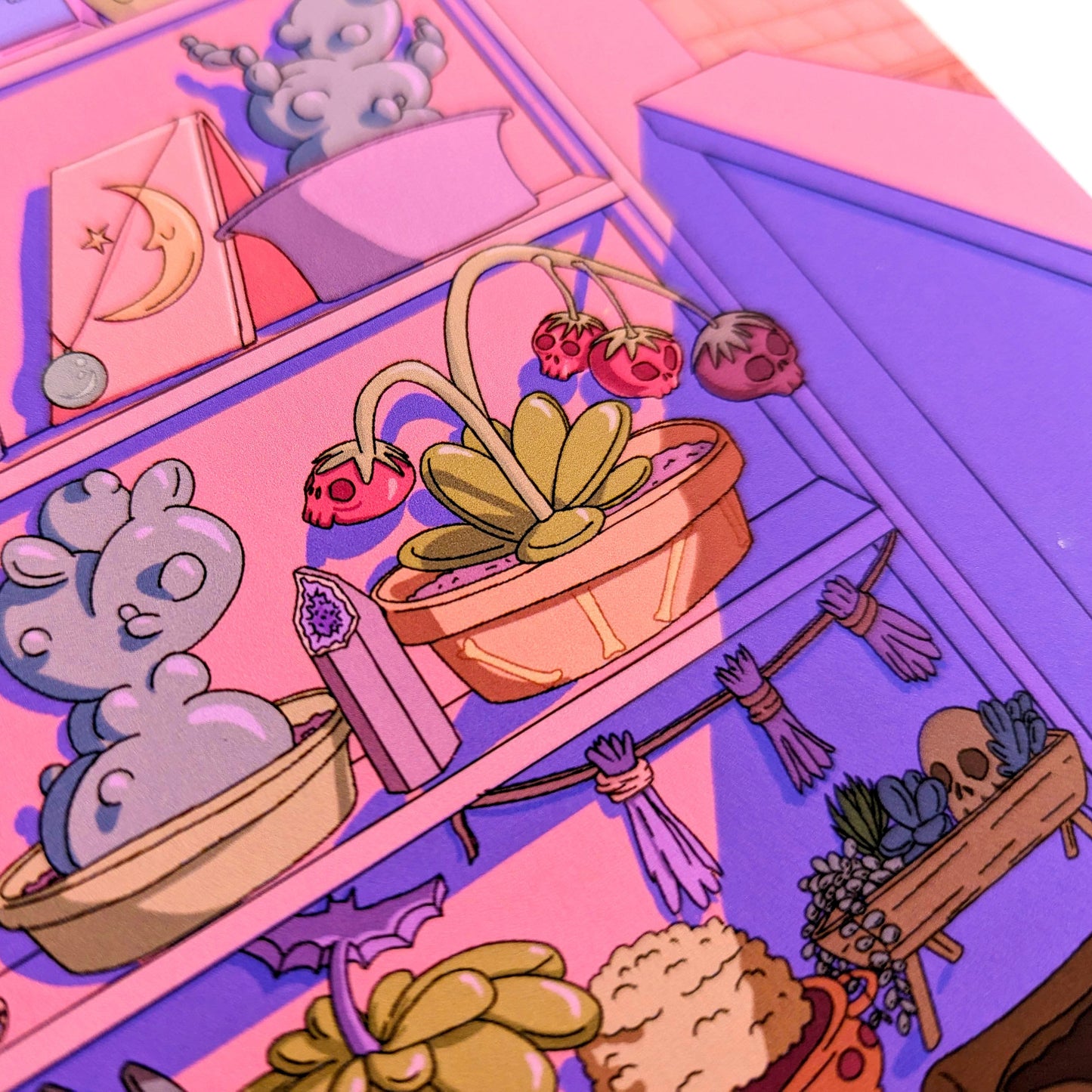 Witch's Patio Art Print