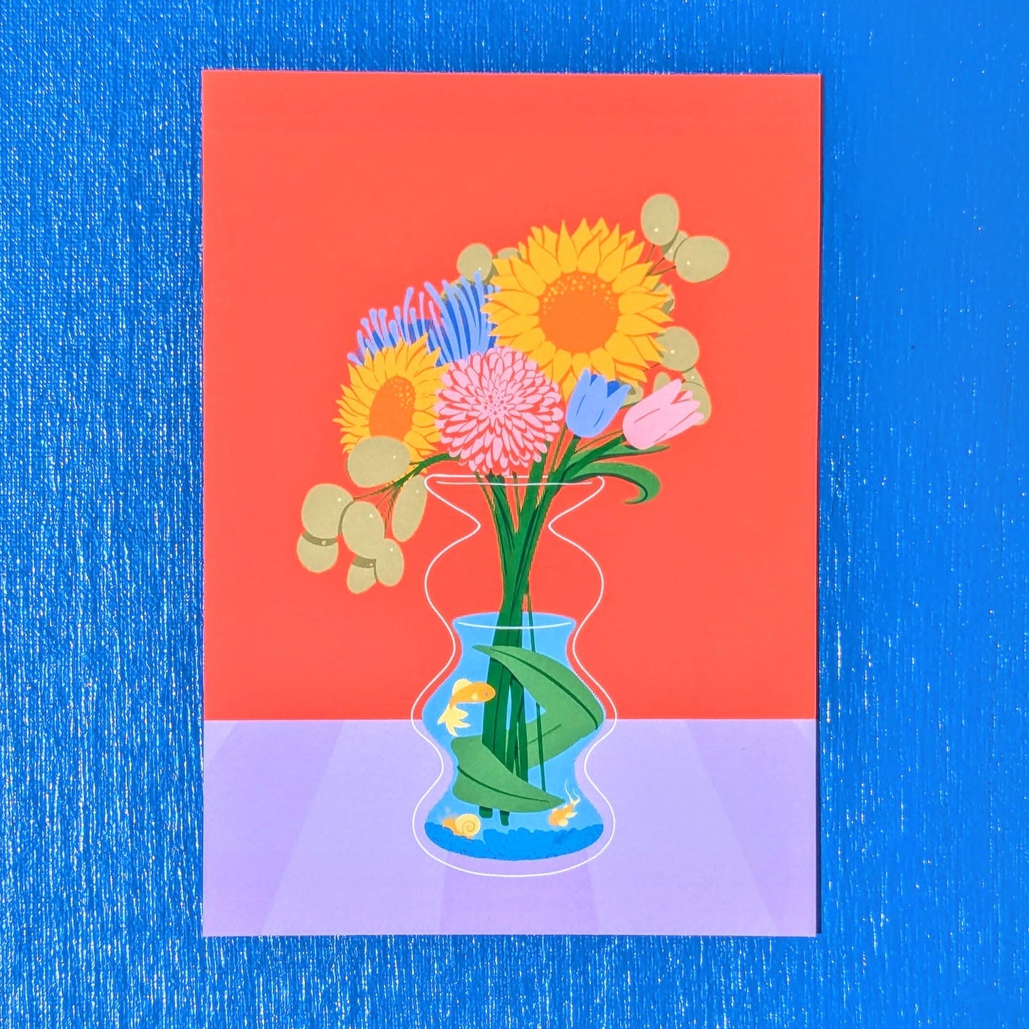 Fishbowl Vase Art Print