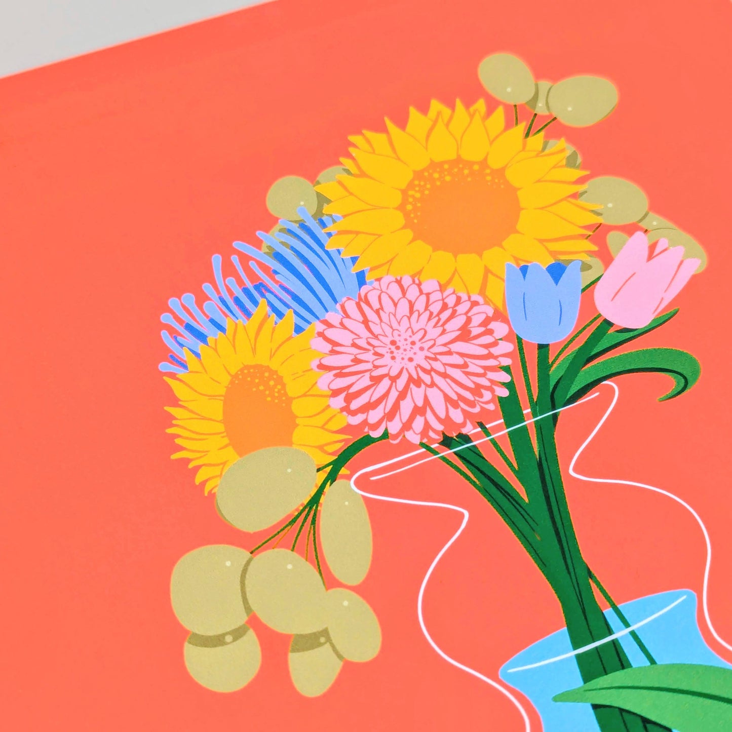 Fishbowl Vase Art Print