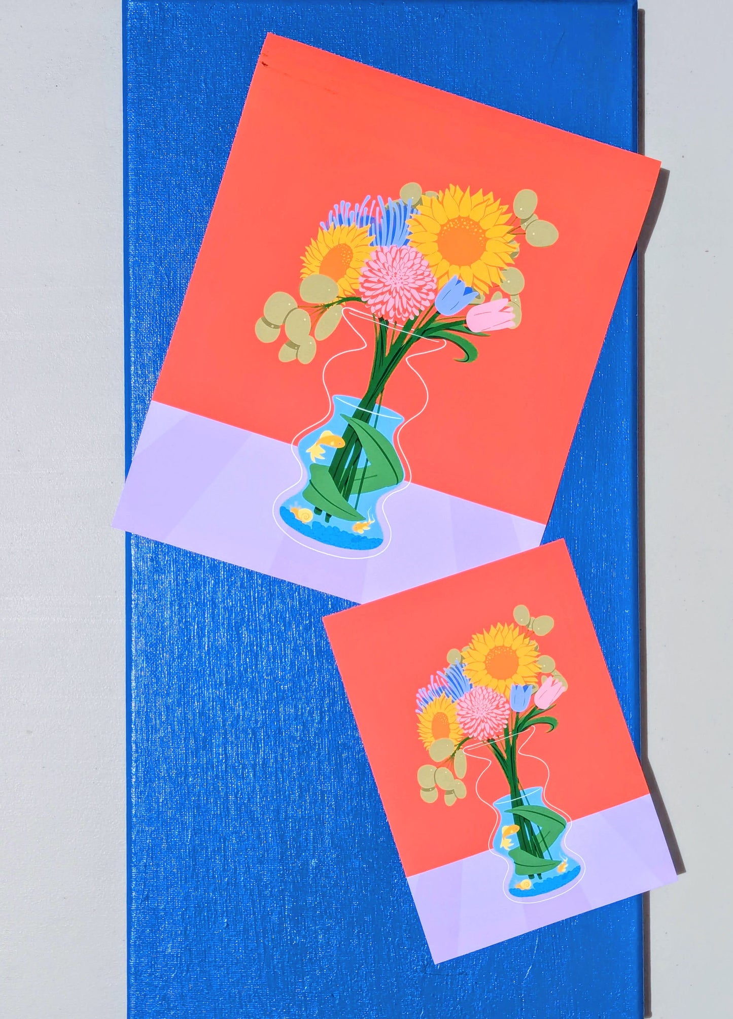 Fishbowl Vase Art Print