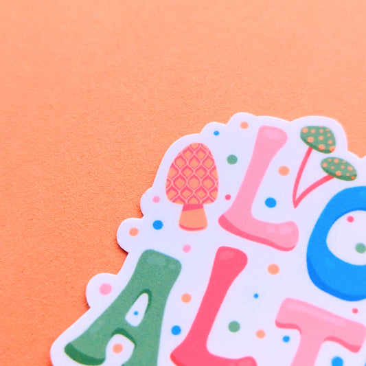 Los Altos City Sticker - Mushroom Design