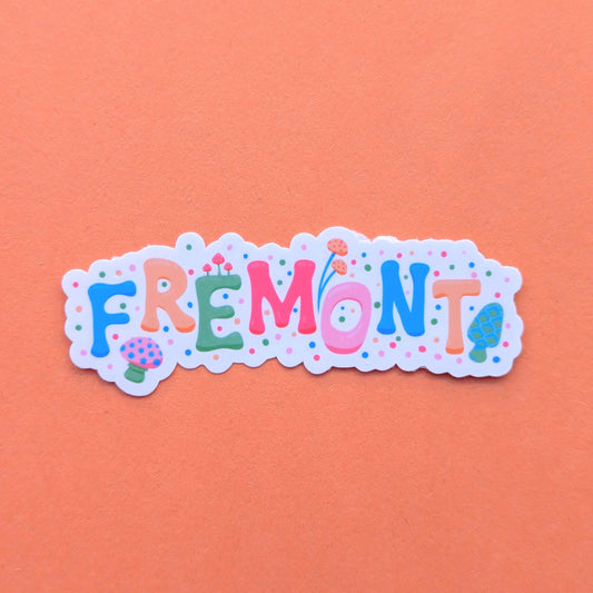 Fremont City Sticker - Mushroom Design