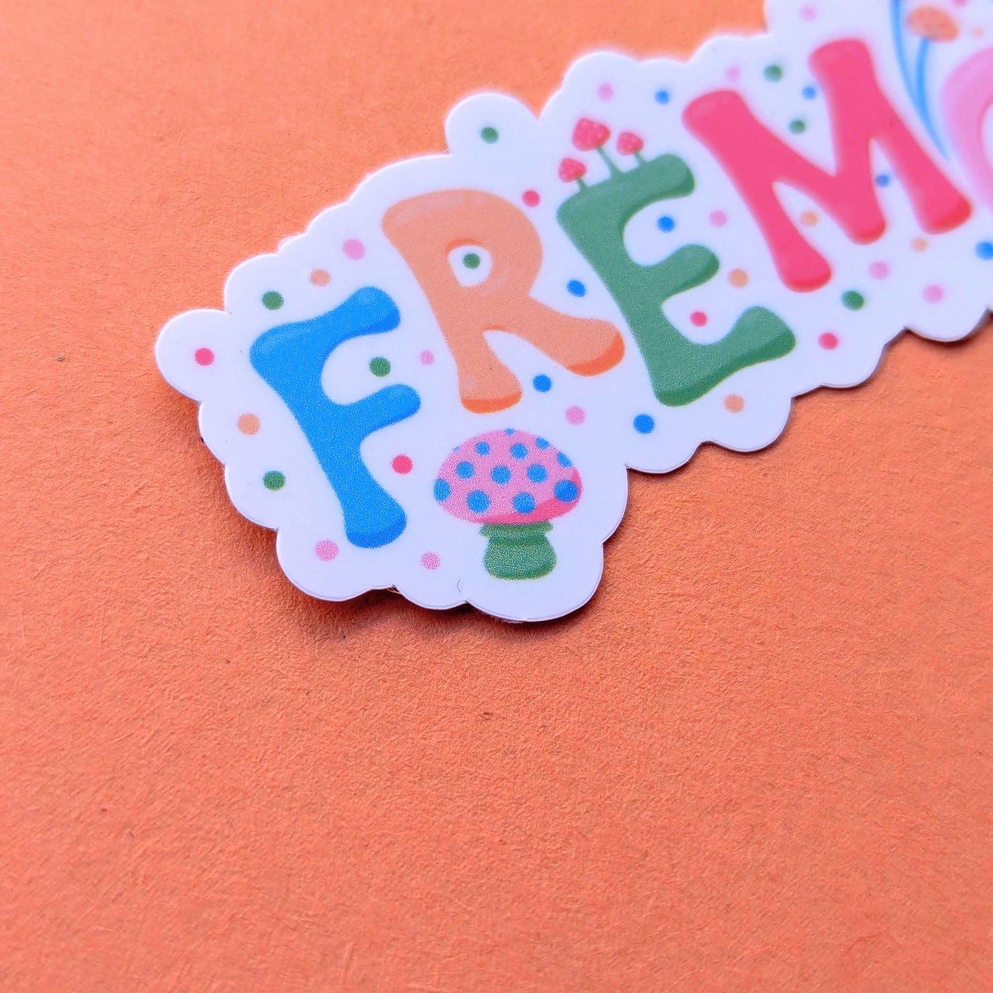 Fremont City Sticker - Mushroom Design