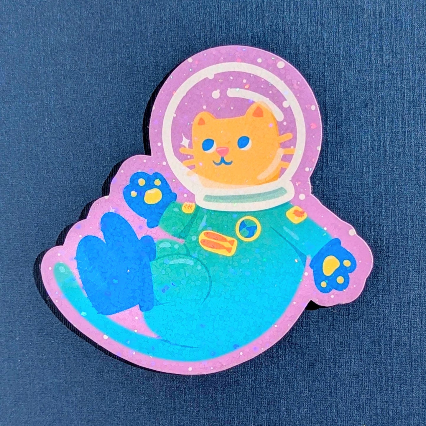 Space Cat Vinyl Sticker