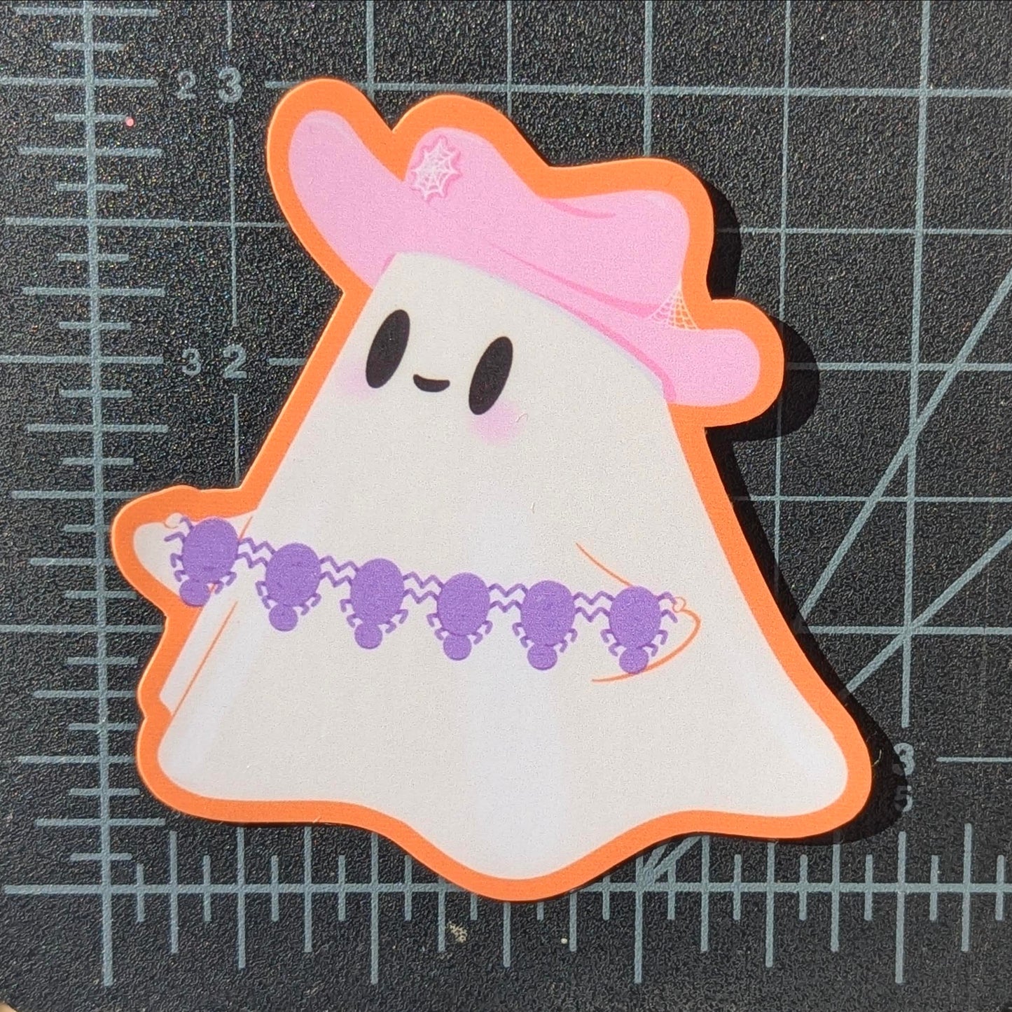 Western Crafting Cute Ghost Vinyl Sticker