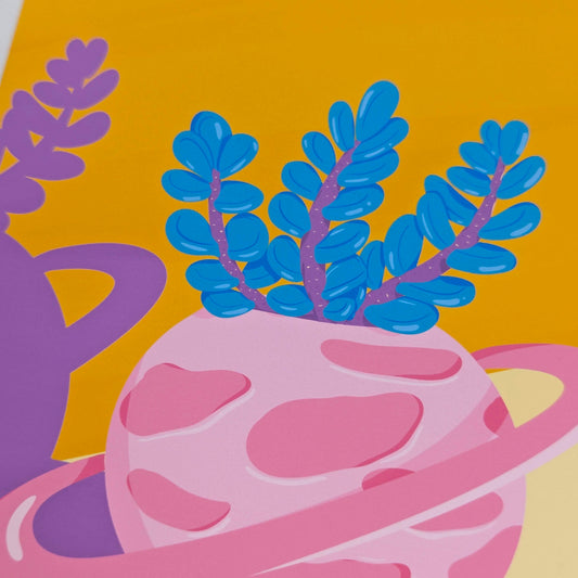 Planet Planter 5x7 Print