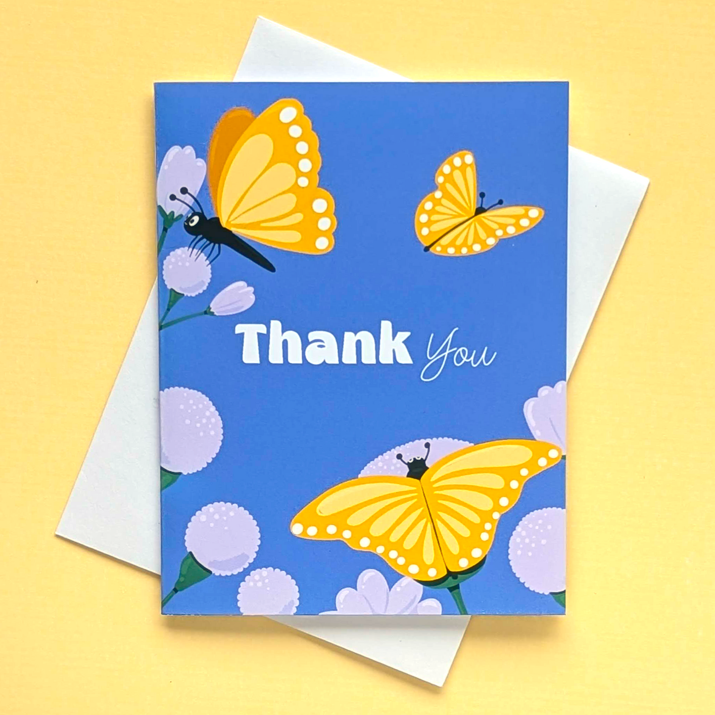 Butterfly Thank You Card
