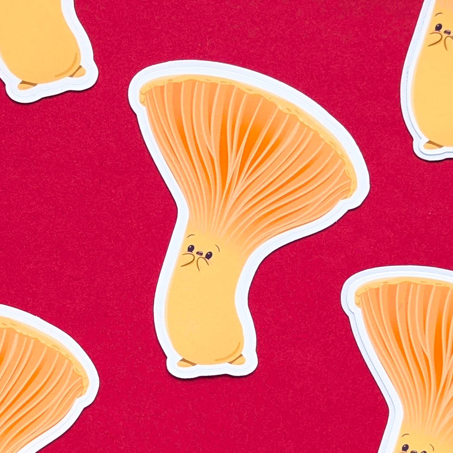 Scared Chanterelle Mushroom