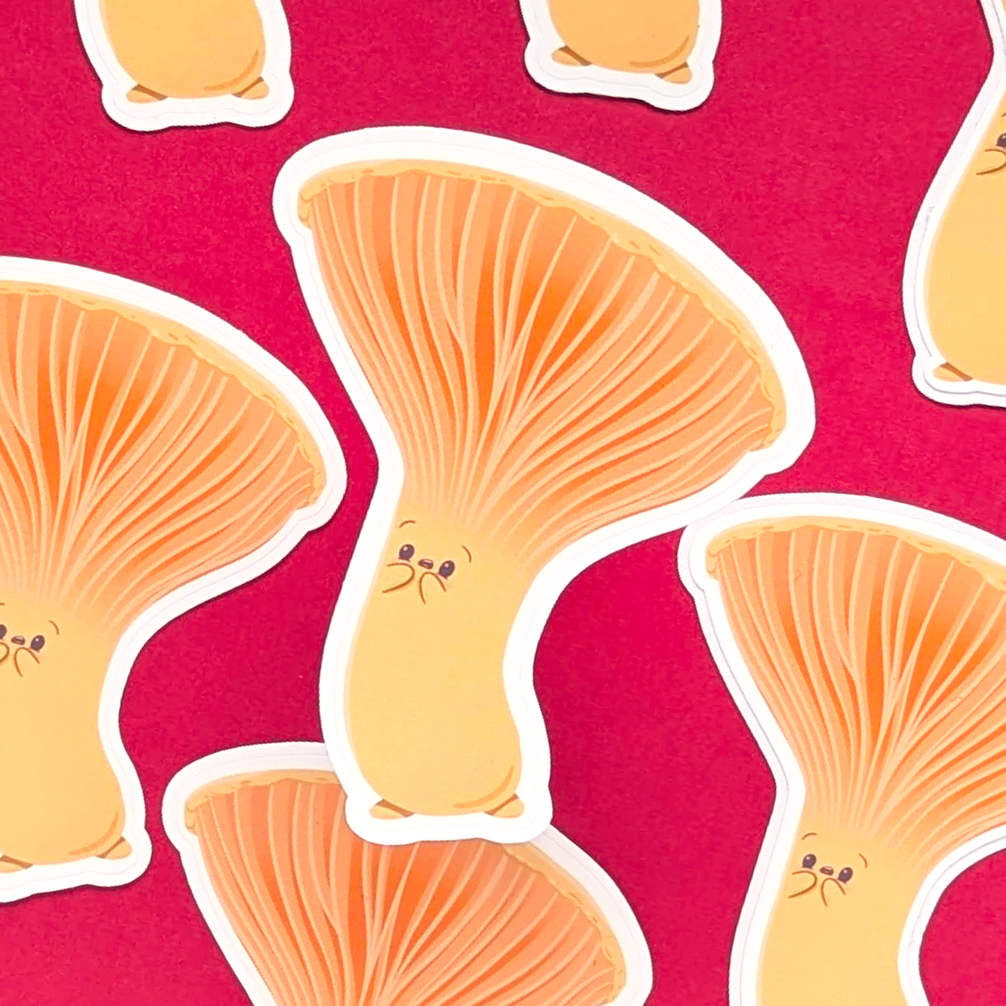 Scared Chanterelle Mushroom