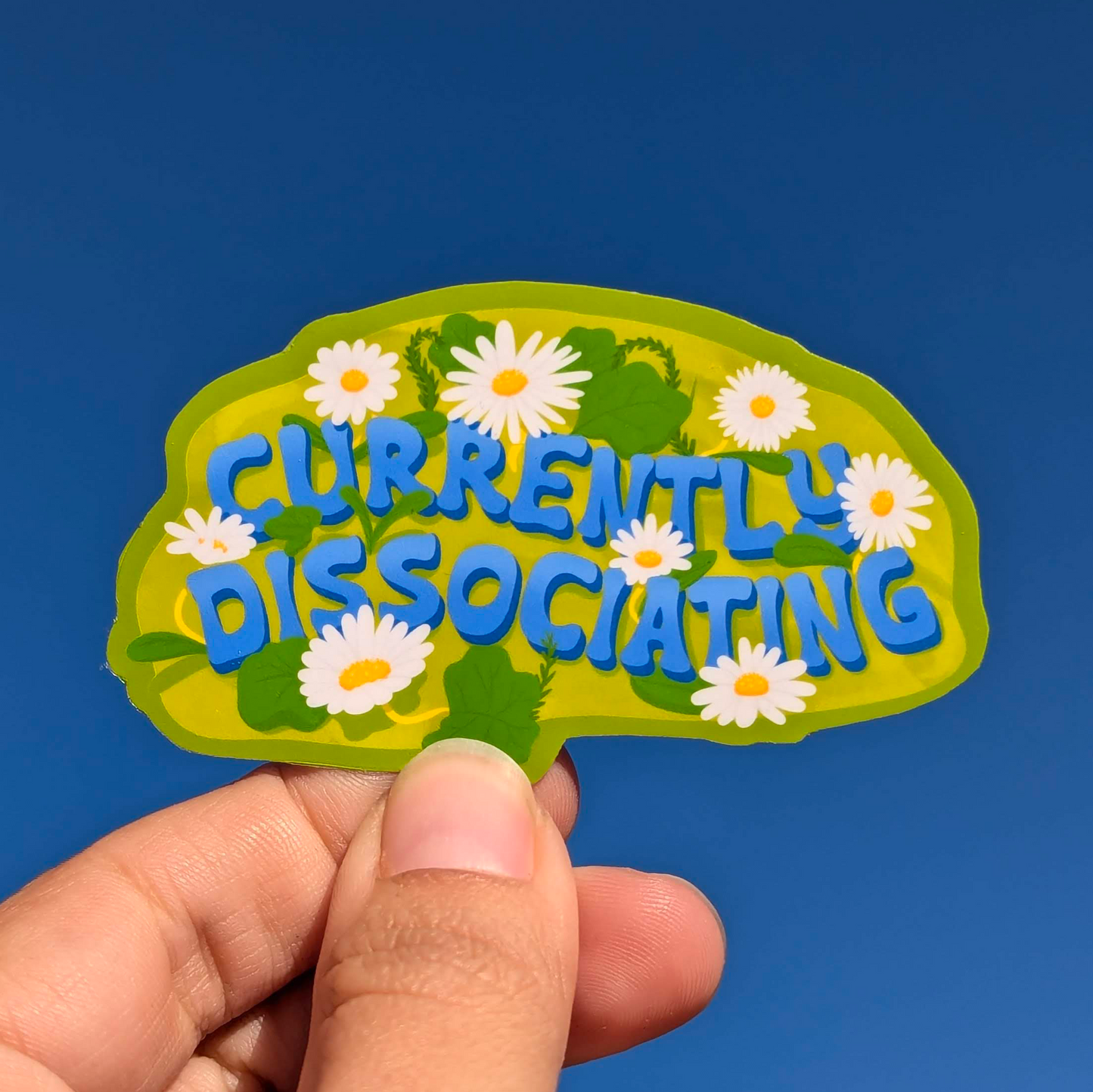 Currently Dissociating Vinyl Sticker