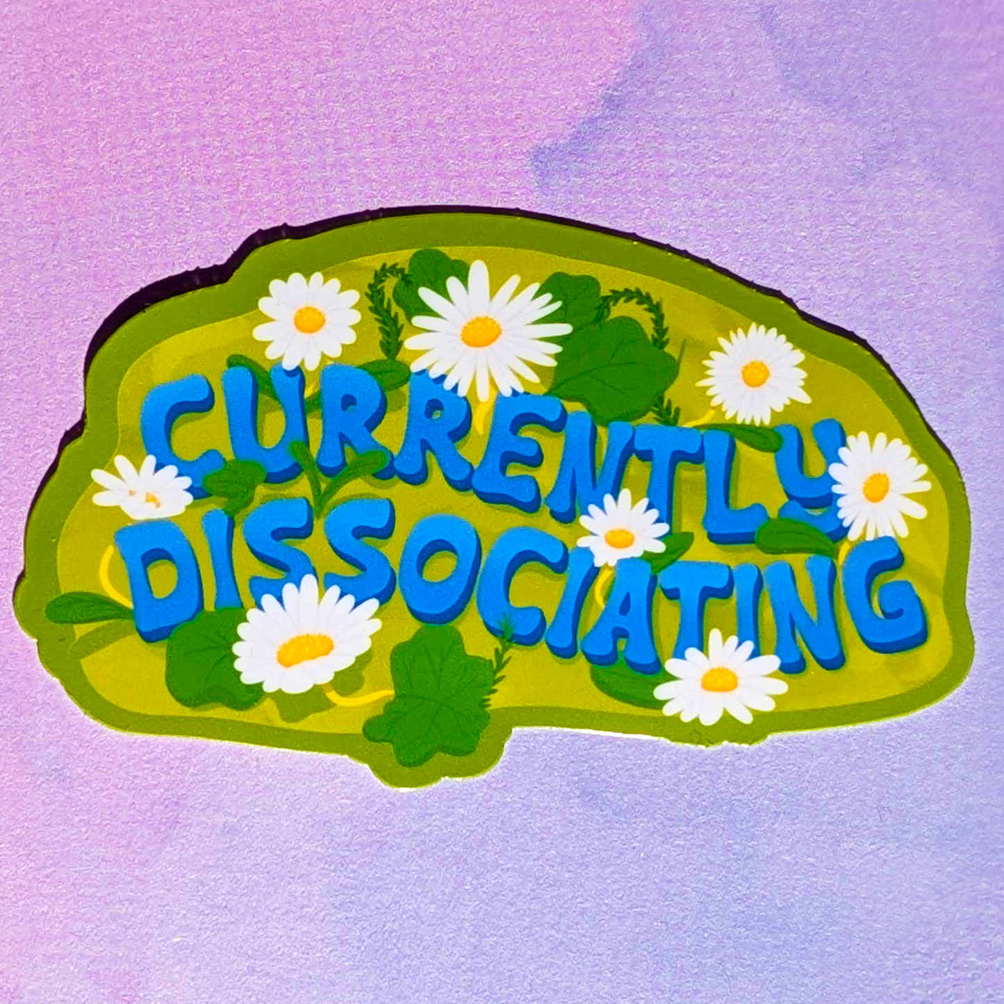 Currently Dissociating Vinyl Sticker