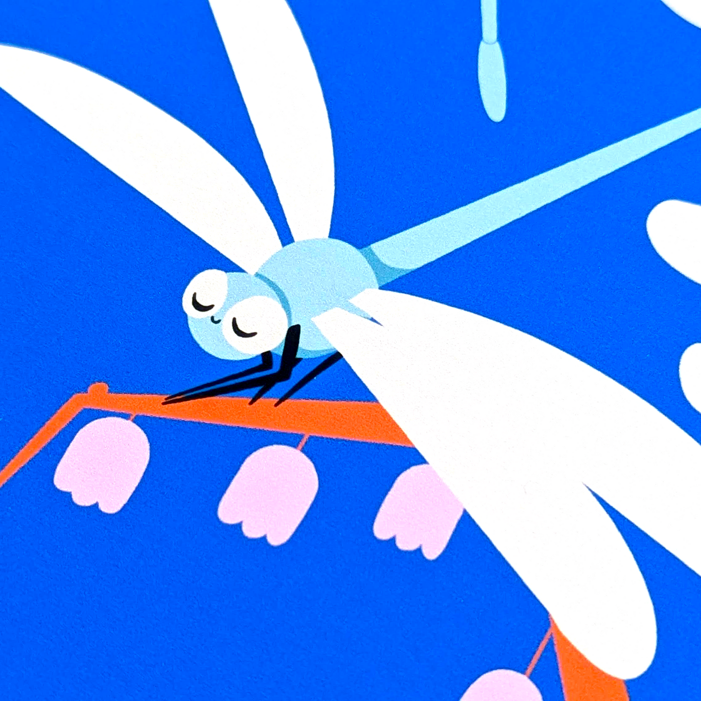 Cute Dragonflies 8x8 Art Print