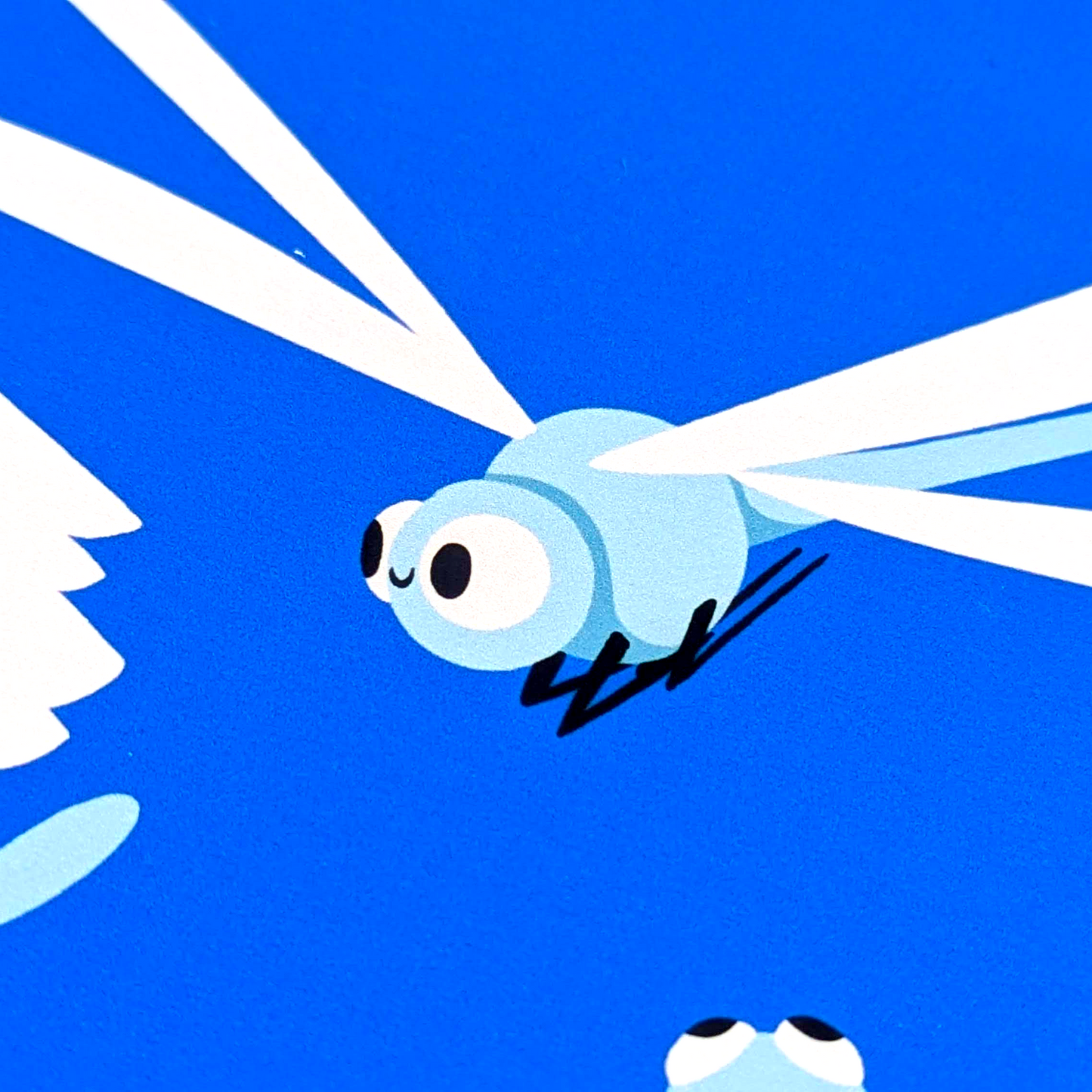 Cute Dragonflies 8x8 Art Print