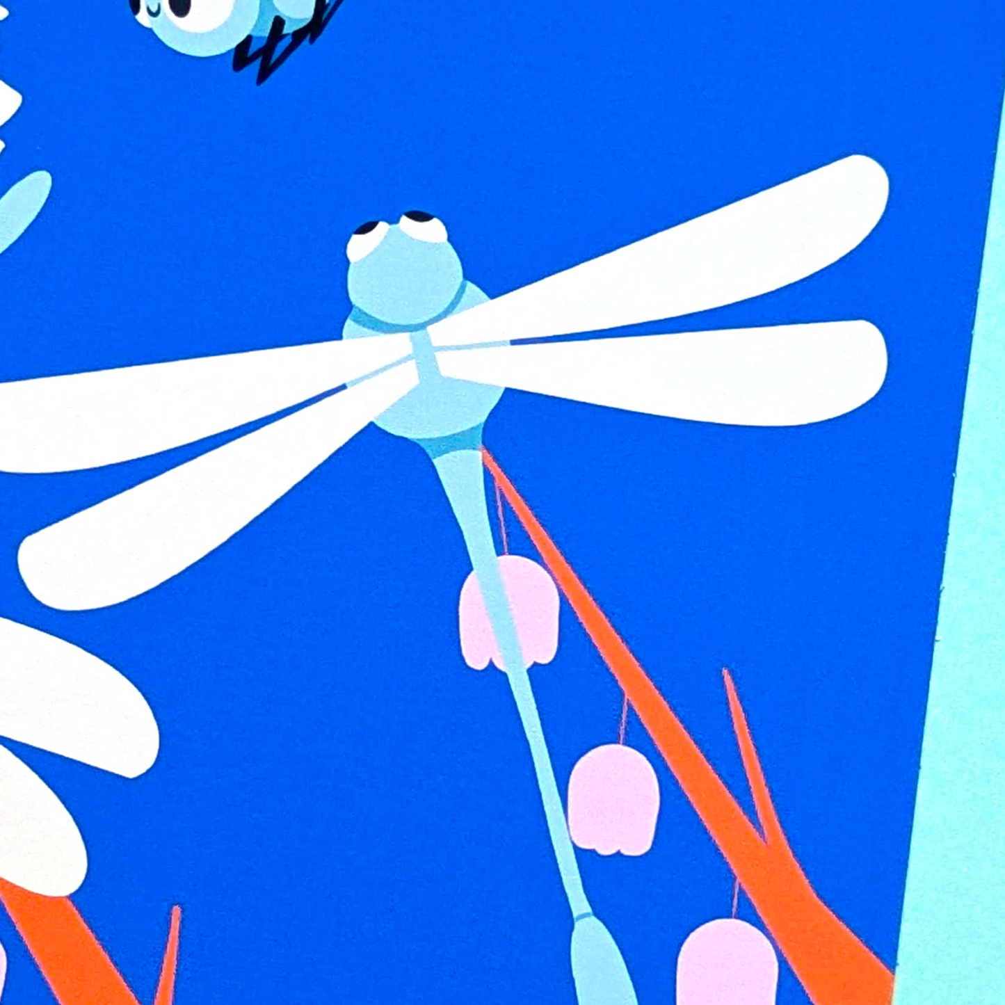 Cute Dragonflies 8x8 Art Print