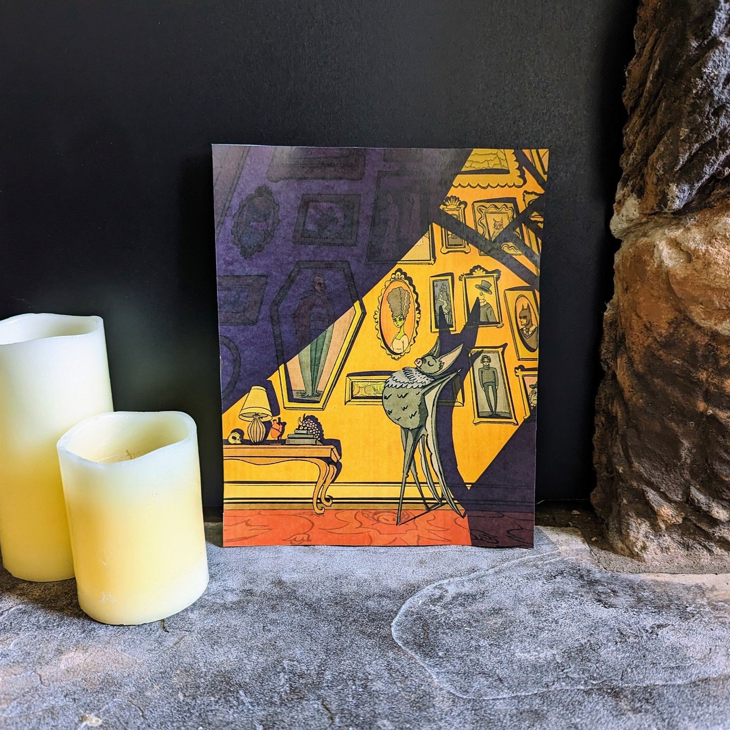 Sassy Vampire Bat Wall Art