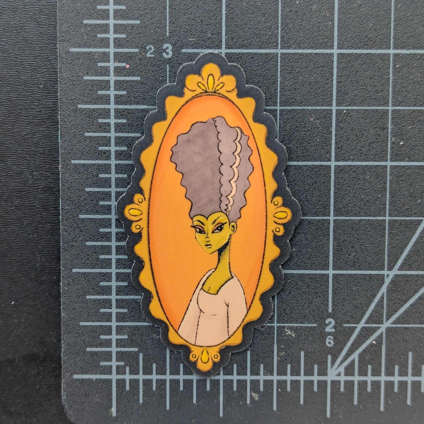 Bride of Frankenstein Vinyl Sticker
