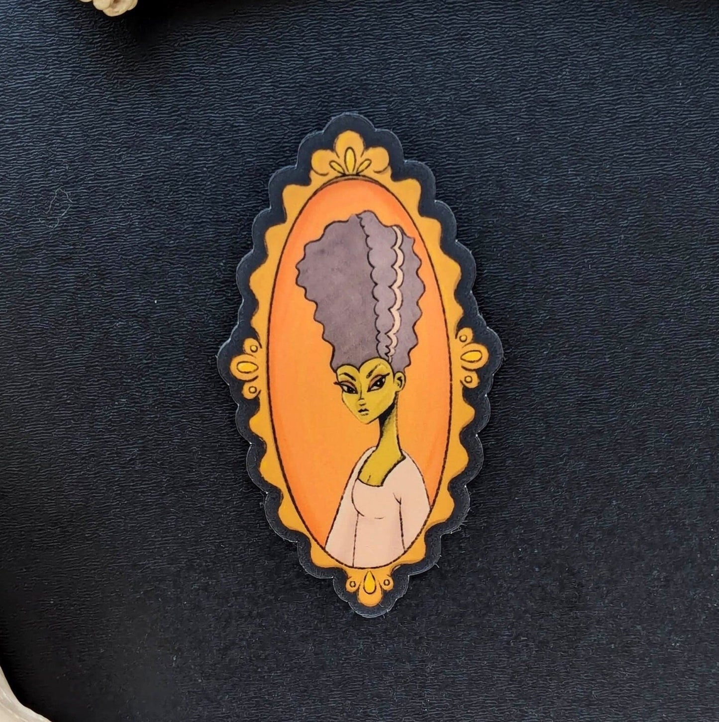 Bride of Frankenstein Vinyl Sticker