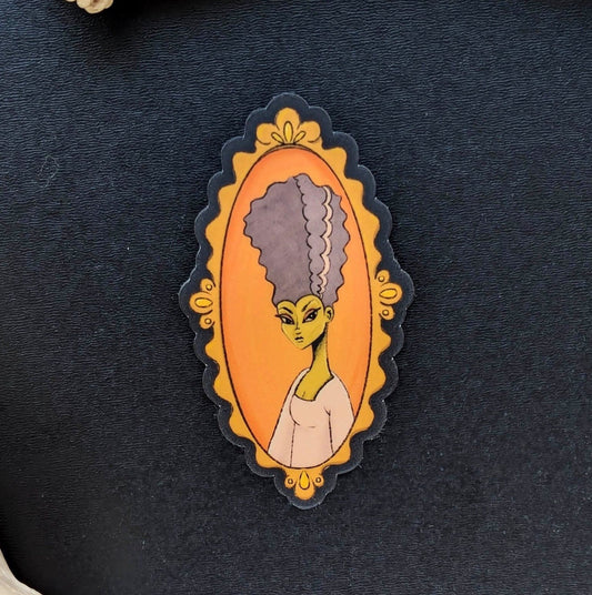 Bride of Frankenstein Vinyl Sticker