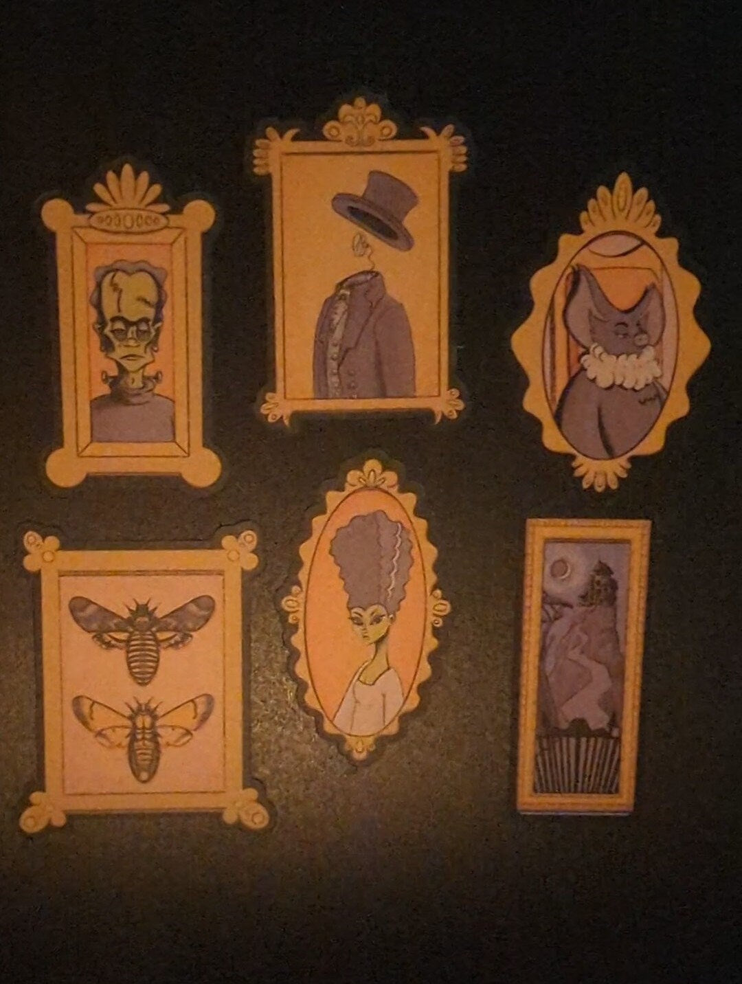 Goth Haunted House on the top of the Hill Vinyl Sticker