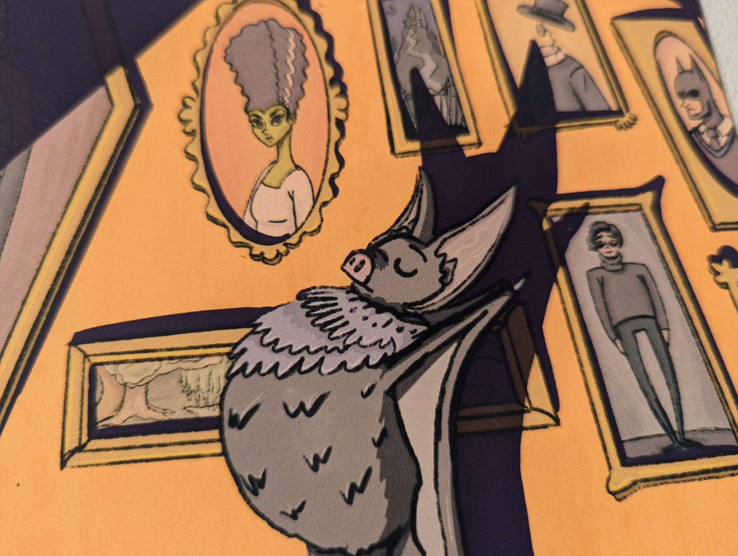 Sassy Vampire Bat Wall Art