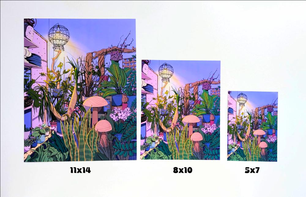 Plant Store At Night