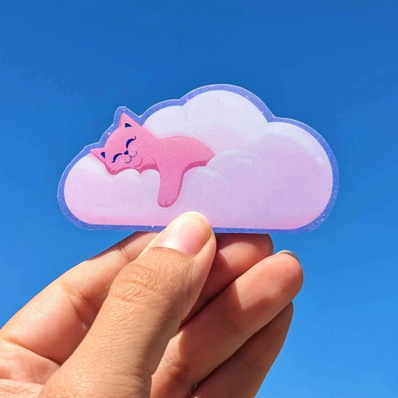 Dreamy Cat Vinyl Sticker
