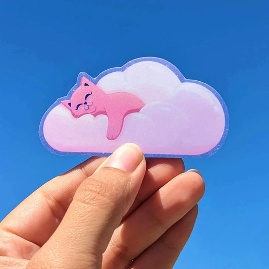 Dreamy Cat Vinyl Sticker