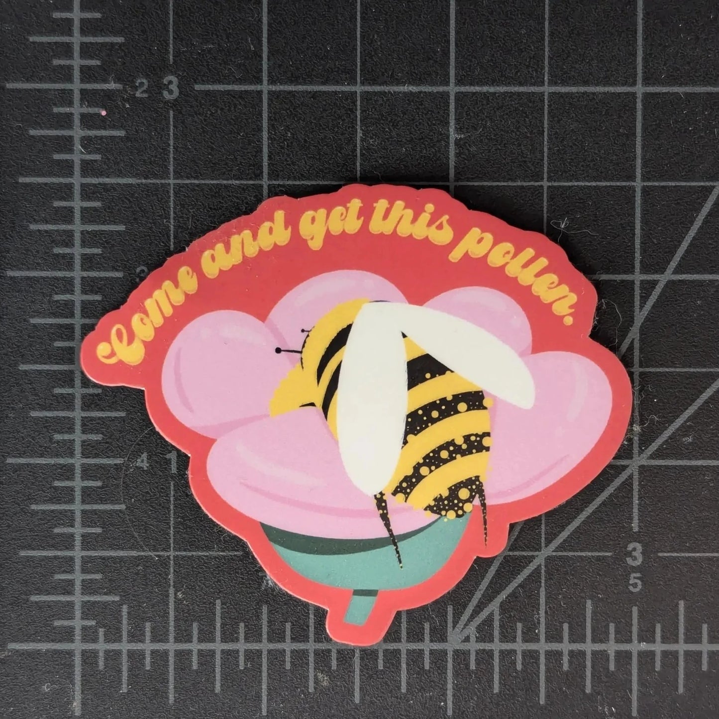 Come and Get this Pollen Sticker