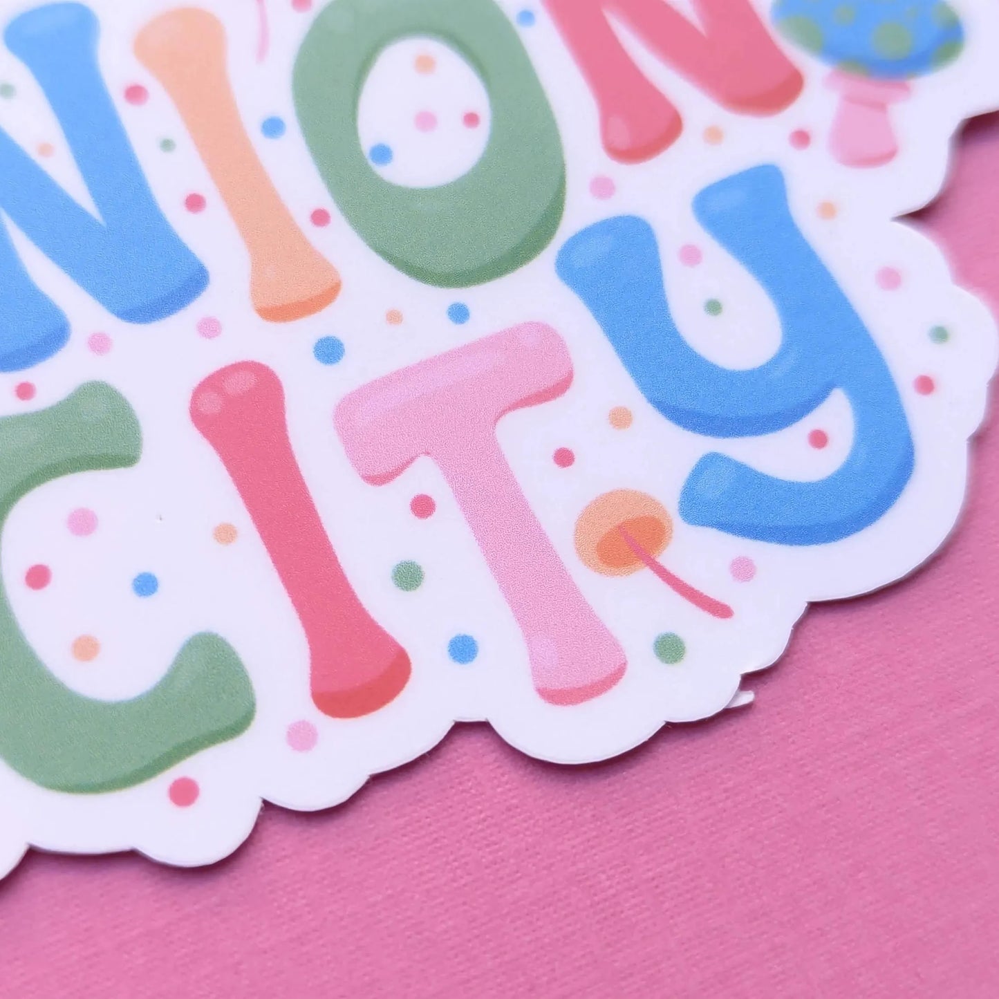 Union City Vinyl Sticker - Mushroom Design