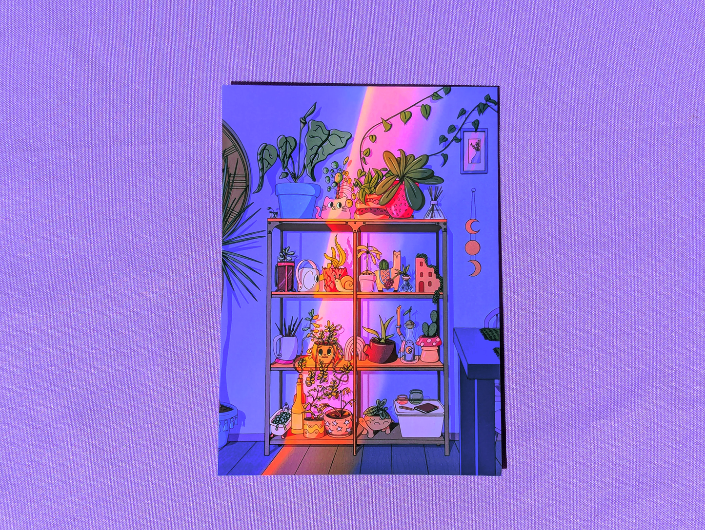 Magical Botanical Indoor Shelf Art Print
