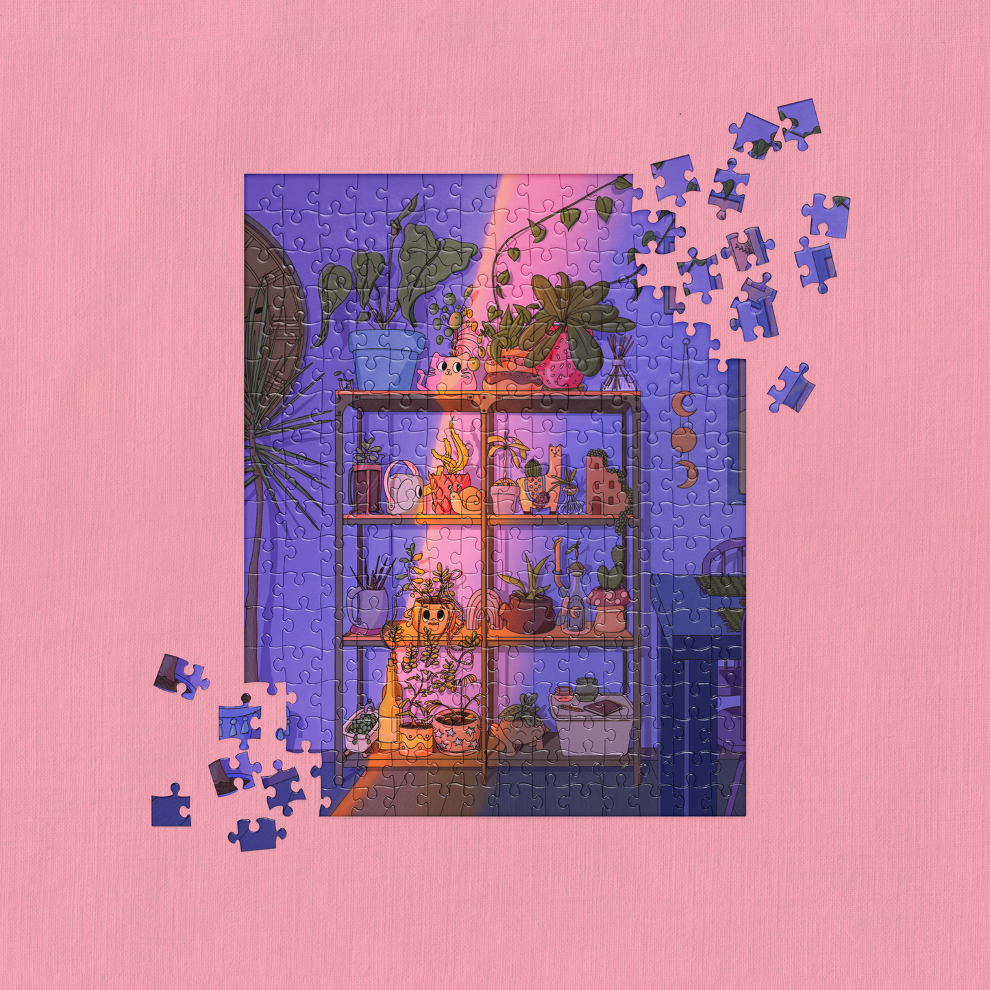 Indoor Garden During Magic Hour -  252 Piece Puzzle