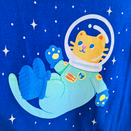 Space Cat Baby jersey t-shirt