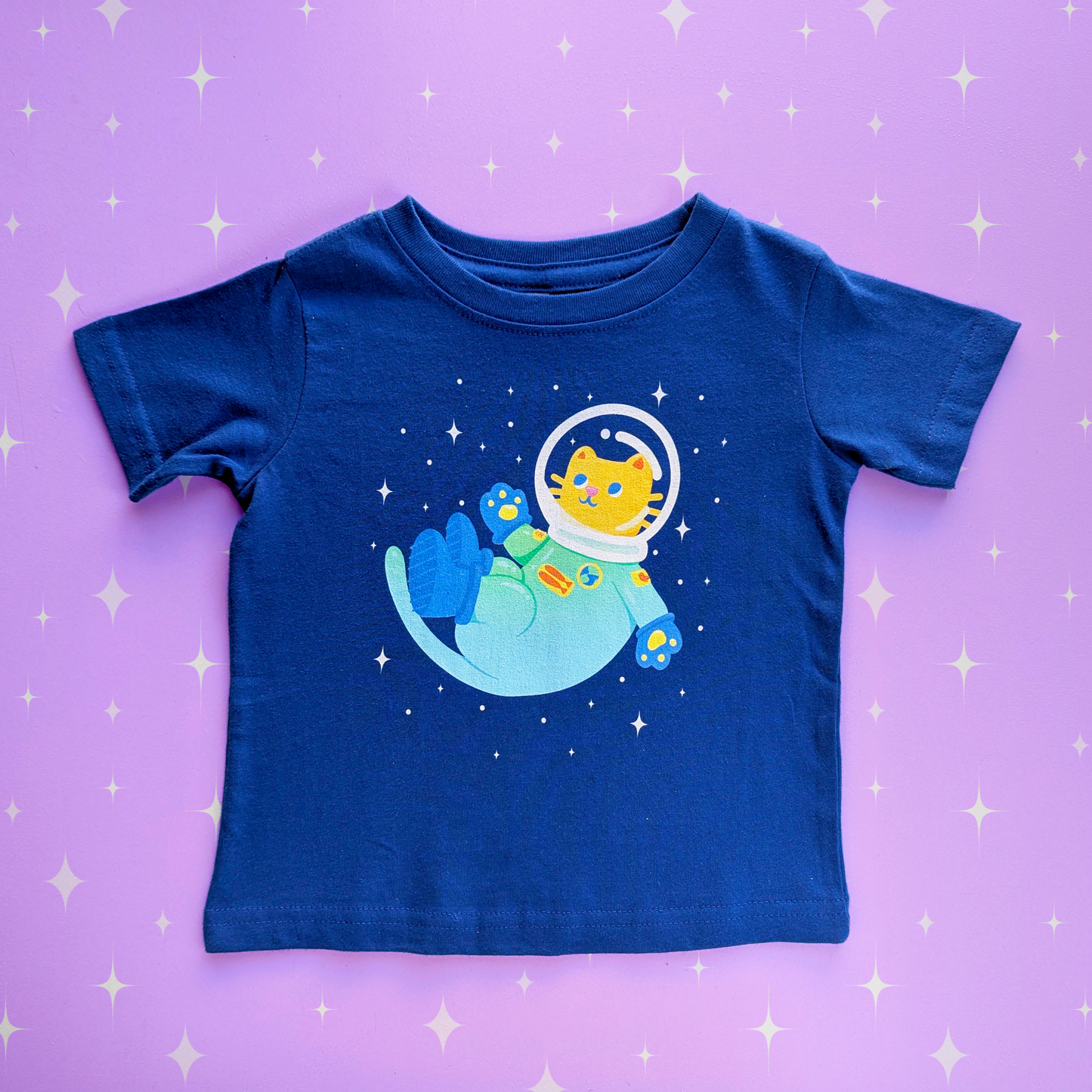 Space Cat Baby jersey t-shirt