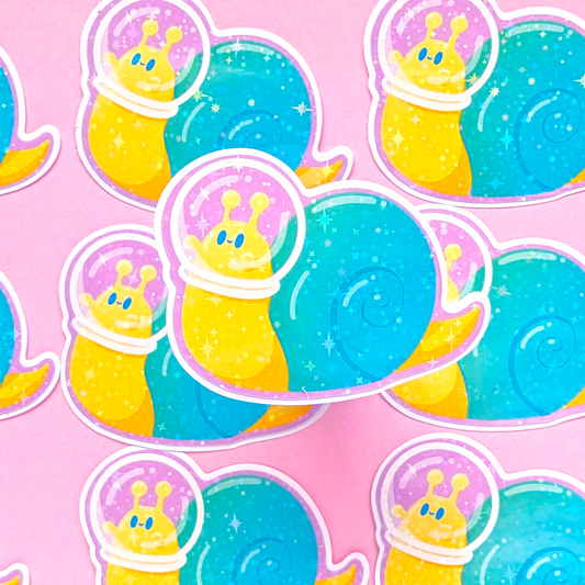 Space Snail Vinyl Sticker