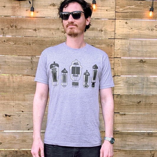 Vacuum Tube Set Unisex Cotton Crew Tee