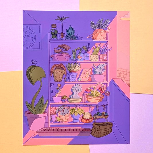 Witch's Patio Art Print