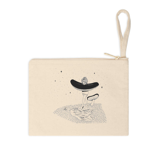 Magical Mushroom Reflection Zipper Pouch - Cottagecore