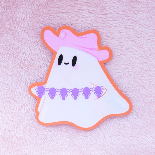 Western Crafting Cute Ghost Vinyl Sticker