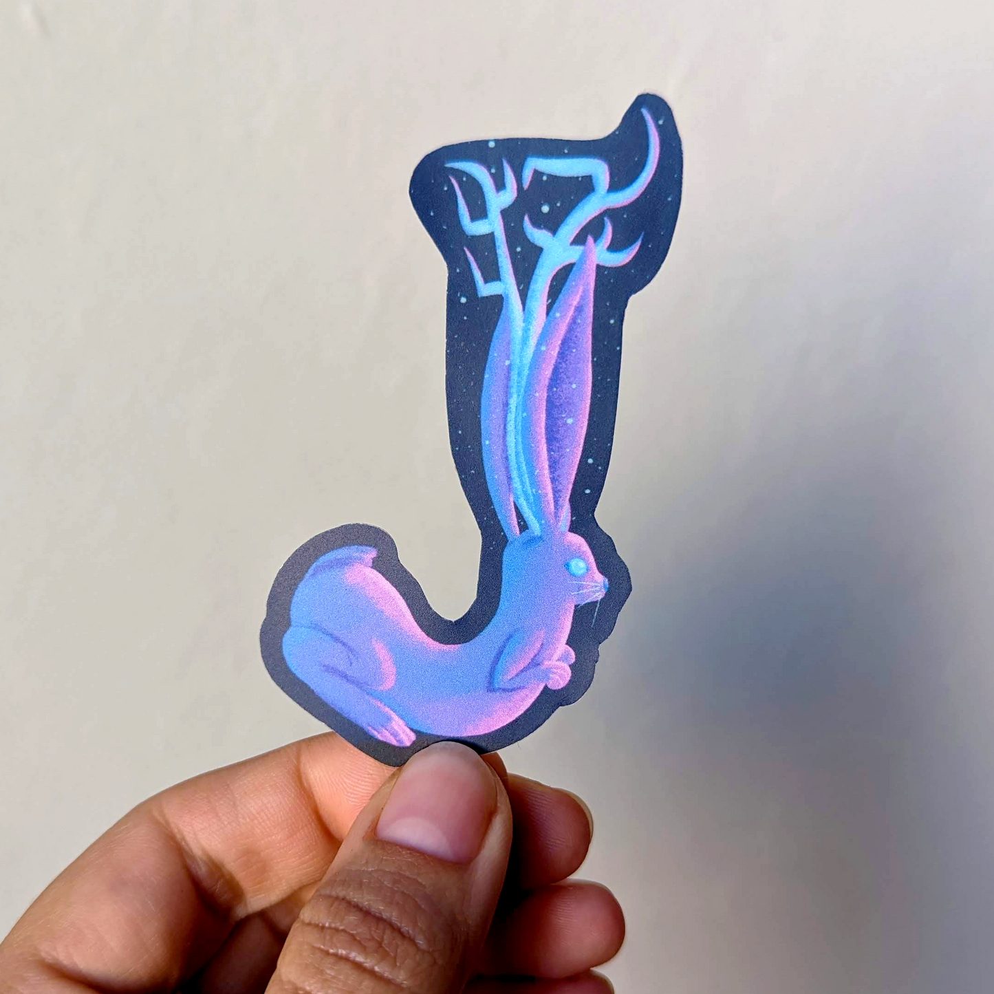 Magical Jackalope Vinyl Sticker