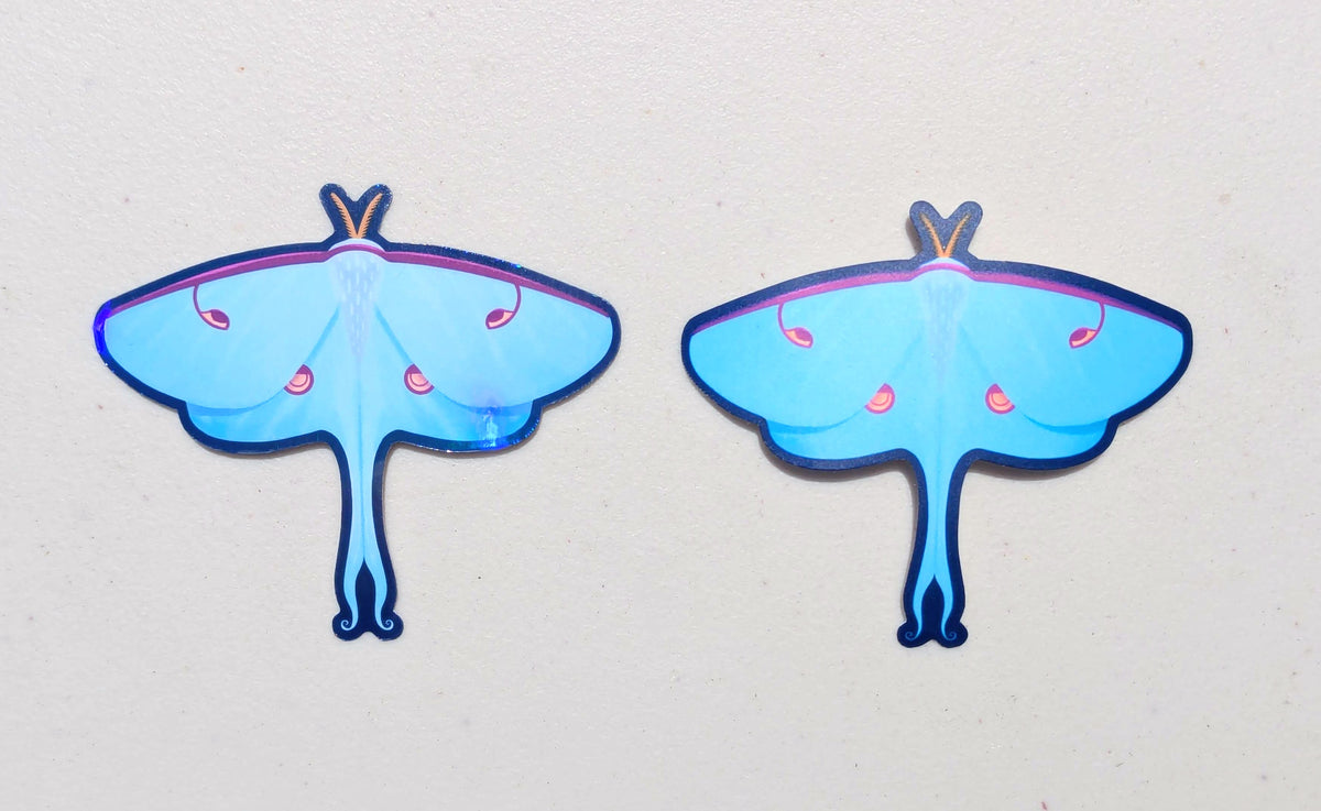 Luna Moth Vinyl Sticker